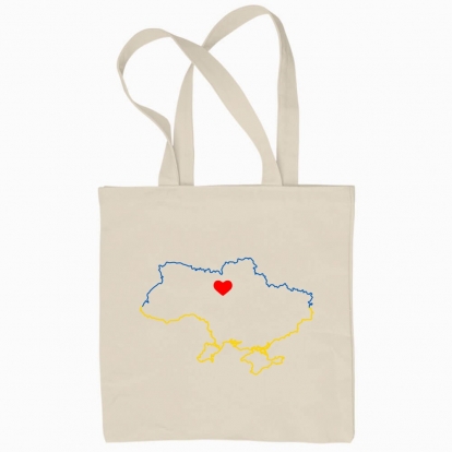 Eco bag "Ukrainian heart"