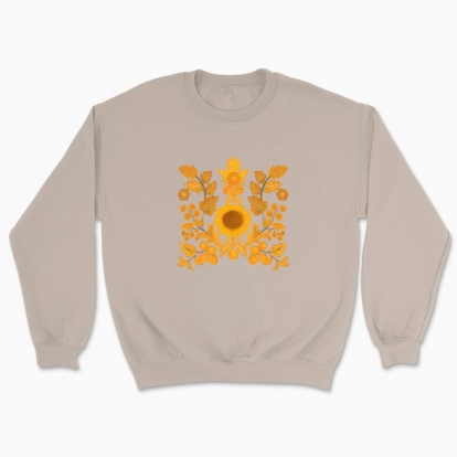 Unisex sweatshirt "trident floral"
