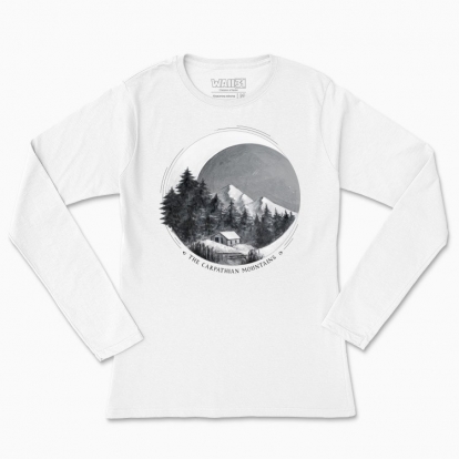 Women's long-sleeved t-shirt "The Carpathian Mountains"
