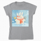 Women's t-shirt "Winter Bunnies"