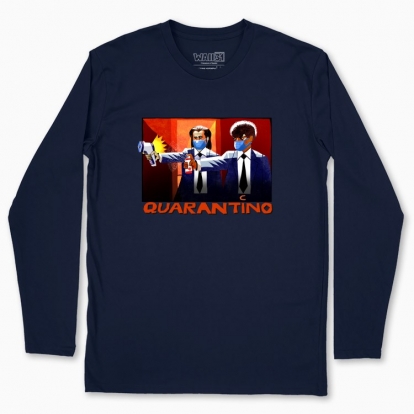 Men's long-sleeved t-shirt "Quarantino"