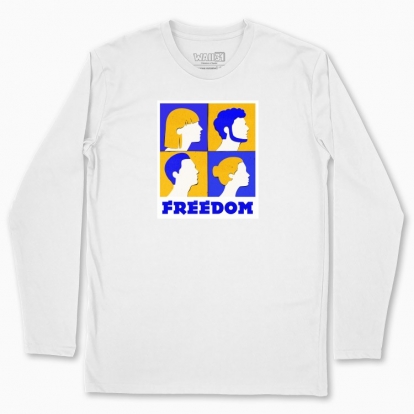 Men's long-sleeved t-shirt "Freedom"