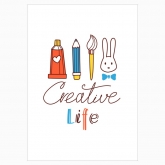 Постер "Креативне життя"