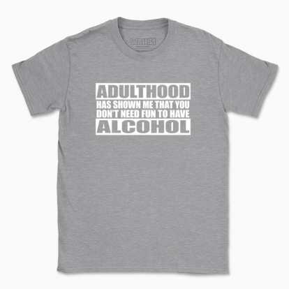 Men's t-shirt "Adulthood"