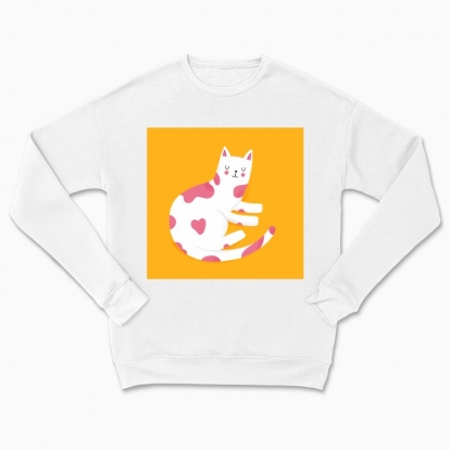 Сhildren's sweatshirt "White cat"