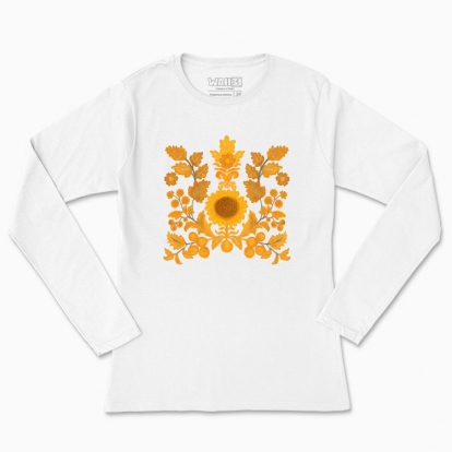 Women's long-sleeved t-shirt "trident floral"