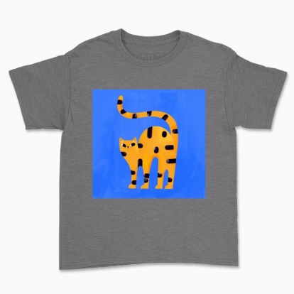 Дитяча футболка "Рудий кіт"