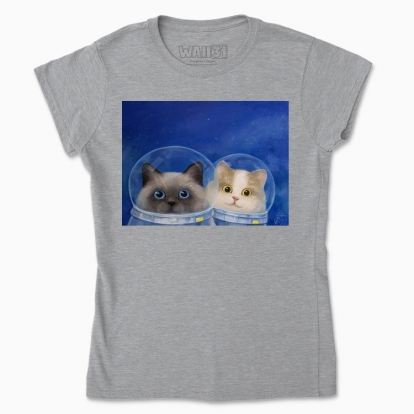 Women's t-shirt "Cosmic cats"