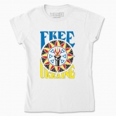 Women's t-shirt "Free Ukraine."