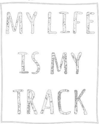 Еко сумка "моє життя - це мій трек"
