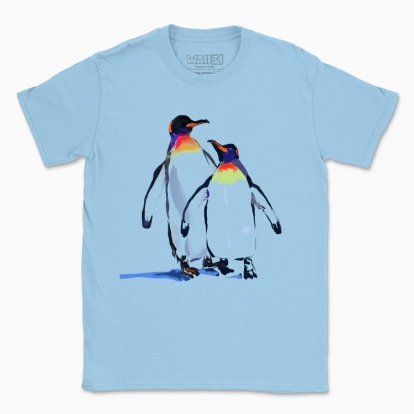 Men's t-shirt "Penguins in love"