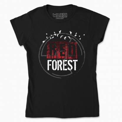 Women's t-shirt "Red forest"