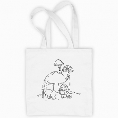 Eco bag "Unicorn Wizard-Mushroomer"