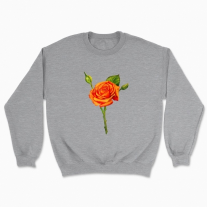 Світшот Unisex "Моя квіточка: троянда"