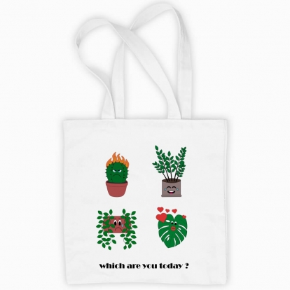 Eco bag "Emotional plants"