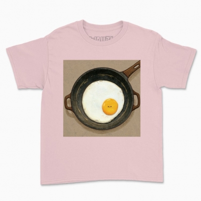 Дитяча футболка "Яйце на сковороді"