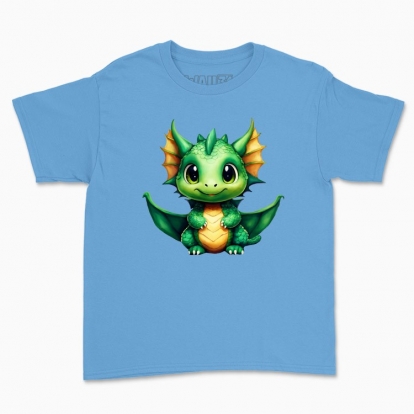 Дитяча футболка "Зелений милий дракоша"