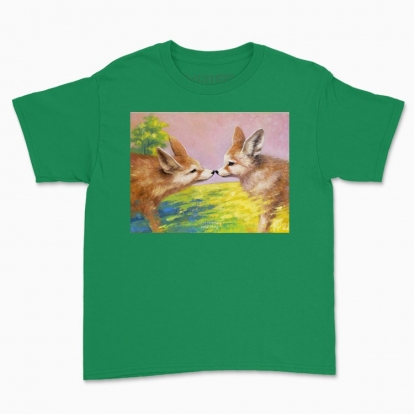 Дитяча футболка "Лисенята. Перша зустріч"