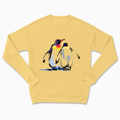 Сhildren's sweatshirt "Emperor penguins in love"