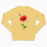 Сhildren's sweatshirt "My flower: poppy"