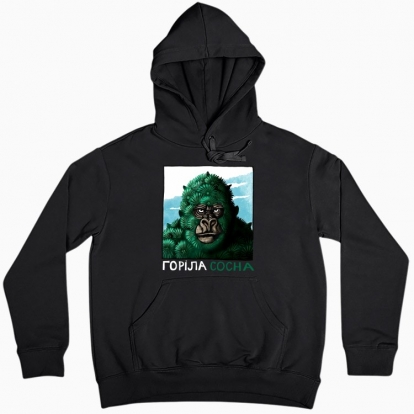 Women hoodie "Gorila sosna"
