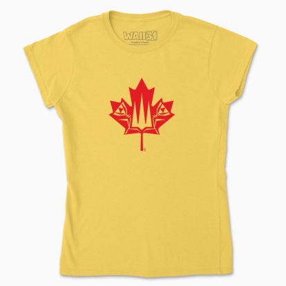 Women's t-shirt "Canada and Ukraine together forever."