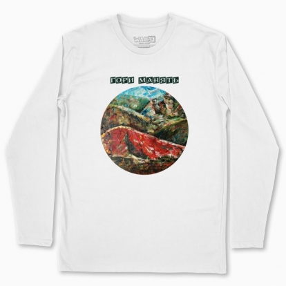 Men's long-sleeved t-shirt "Mountains of Island"