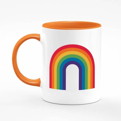 Чашка з принтом "Райдуга ЛГБТ"