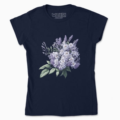 Women's t-shirt "Flowers / Lilac / Lilac bouquet"
