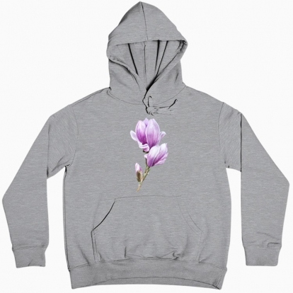 Women hoodie "Gentle magnolia"