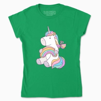 Women's t-shirt "Unicorn with Gingerbread"