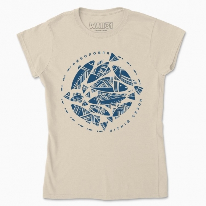 Women's t-shirt "Fishing, summer season"
