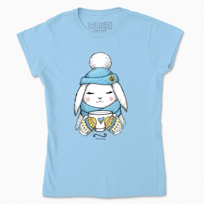 Women's t-shirt "Cute Winter Bunny"