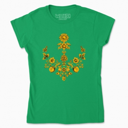 Women's t-shirt "trident floral"