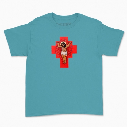 Дитяча футболка "Квітучий хрест"