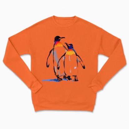 Сhildren's sweatshirt "Penguins in love"