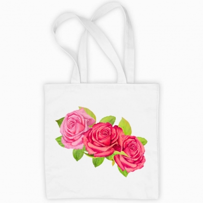 Еко сумка "Вінок: Рожеві троянди"