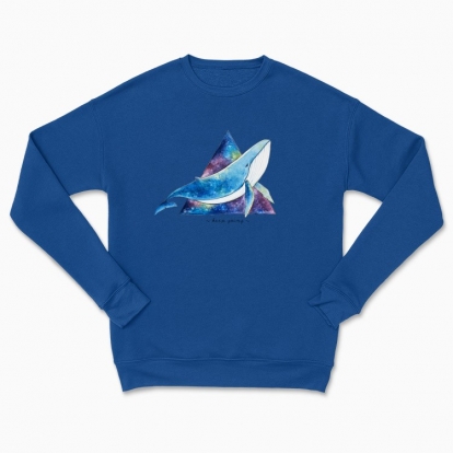 Сhildren's sweatshirt "The Whale . Keep going"