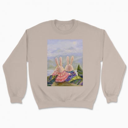 Unisex sweatshirt "Bunnies. The best friends"