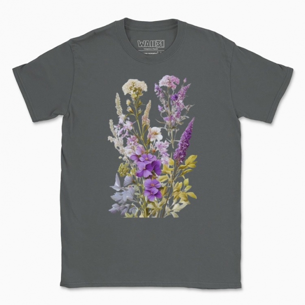 Польові квіти / Bouquet of wild flowers and herbs / Violet bouquet - 1