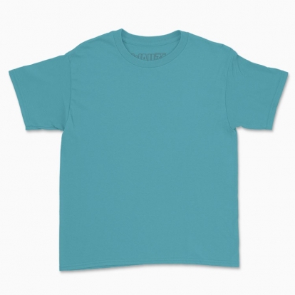 Children's t-shirt "Rustic bright blue hydrangea bouquet"