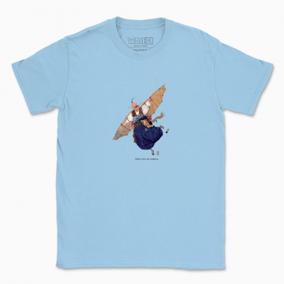 Men's t-shirt "The eagle does not catch flies"