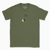 Men's t-shirt "Musical front.(Colored bag)"