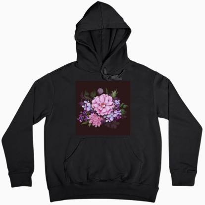 Women hoodie "Spring bouquet"