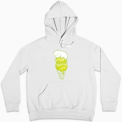 Women hoodie "Tennis ice cream!"