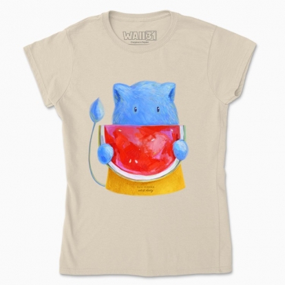 Women's t-shirt "Poohnastyk with Watermelon"