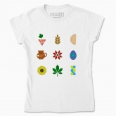 Women's t-shirt "Ukrainian symbols"