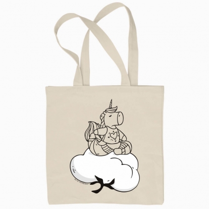 Eco bag "Cloud. Cotton. Unicorn"