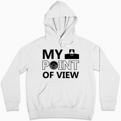 Women hoodie "MY POINT OF VIEW"
