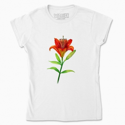 Women's t-shirt "My flower: lily"